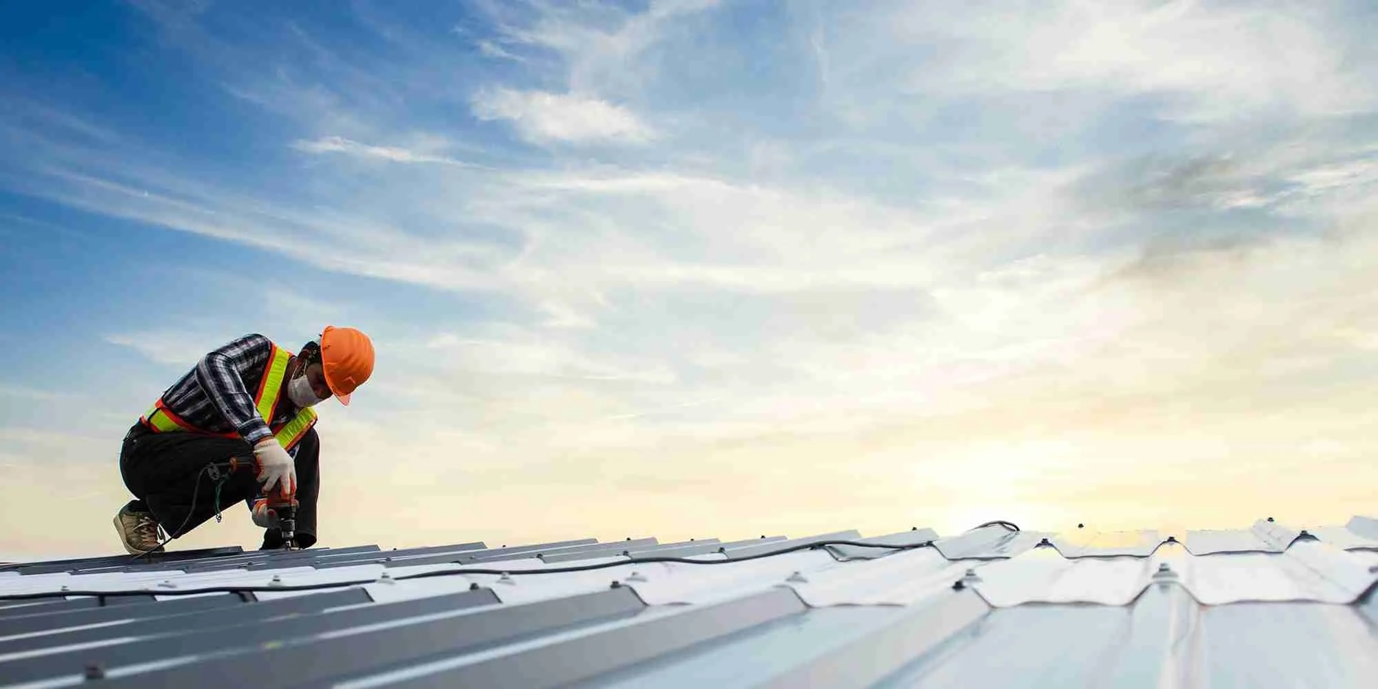 Commercial metal roof repair work in Sydney