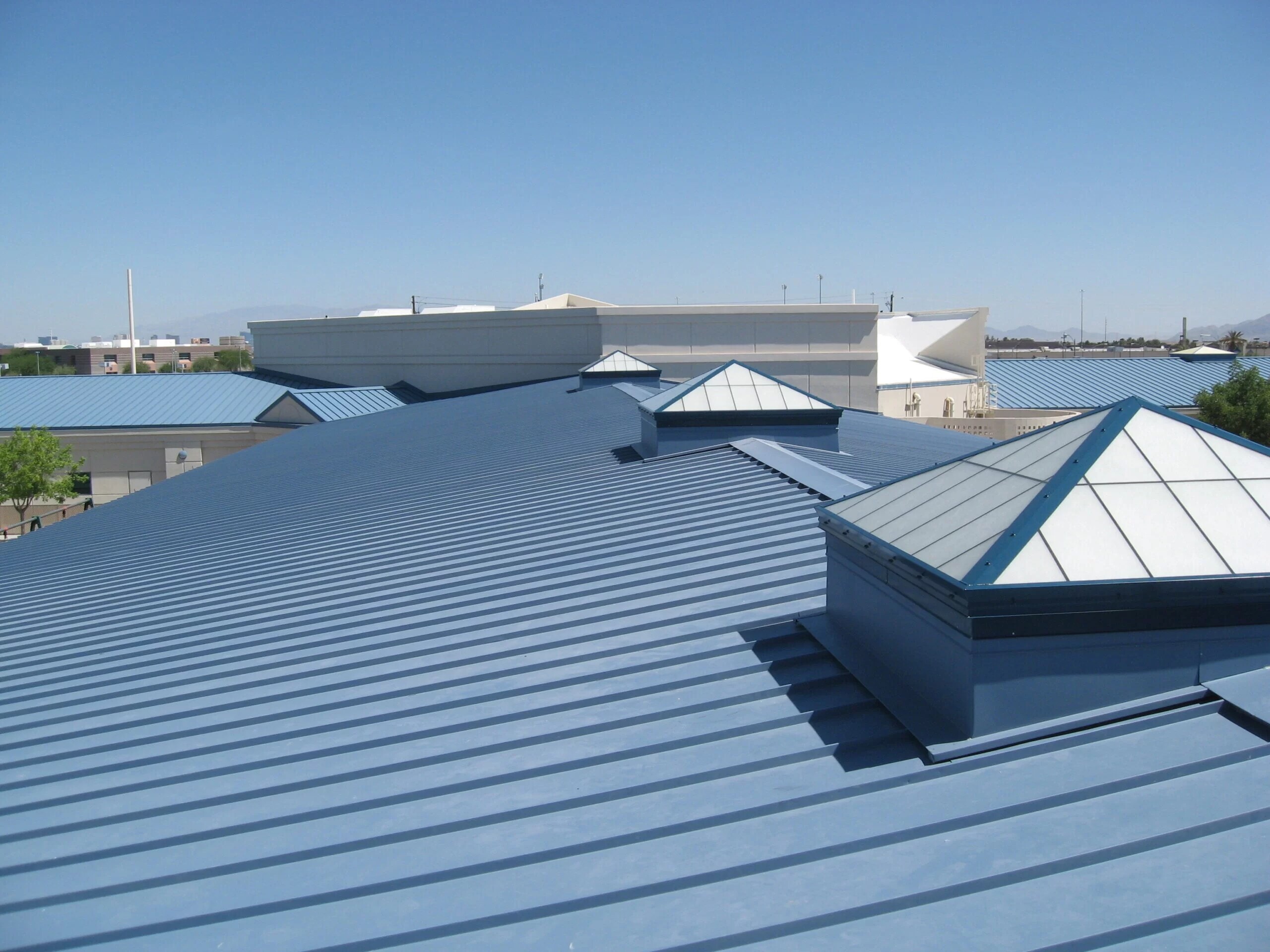 Strata metal roofing system on a Sydney building